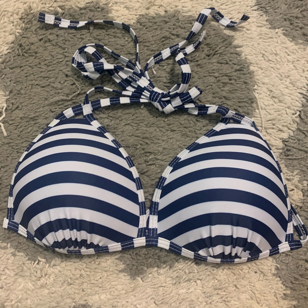 Striped Bikini Top